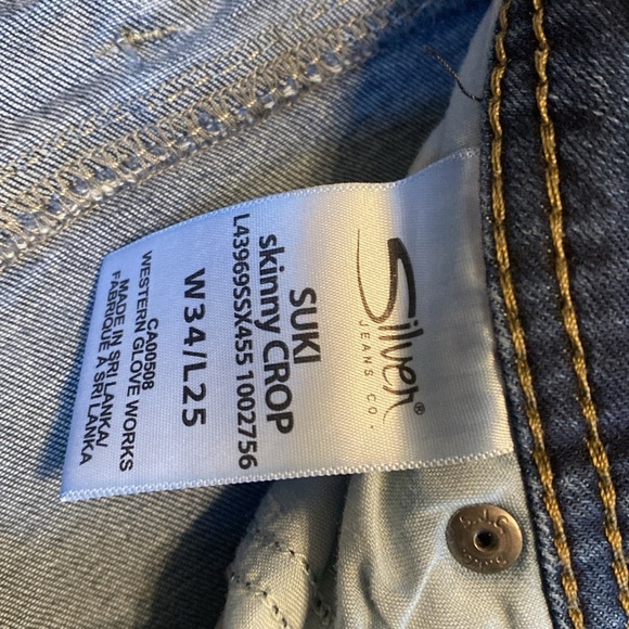 Silver suki skinny crop Jeans - Picture 4 of 7